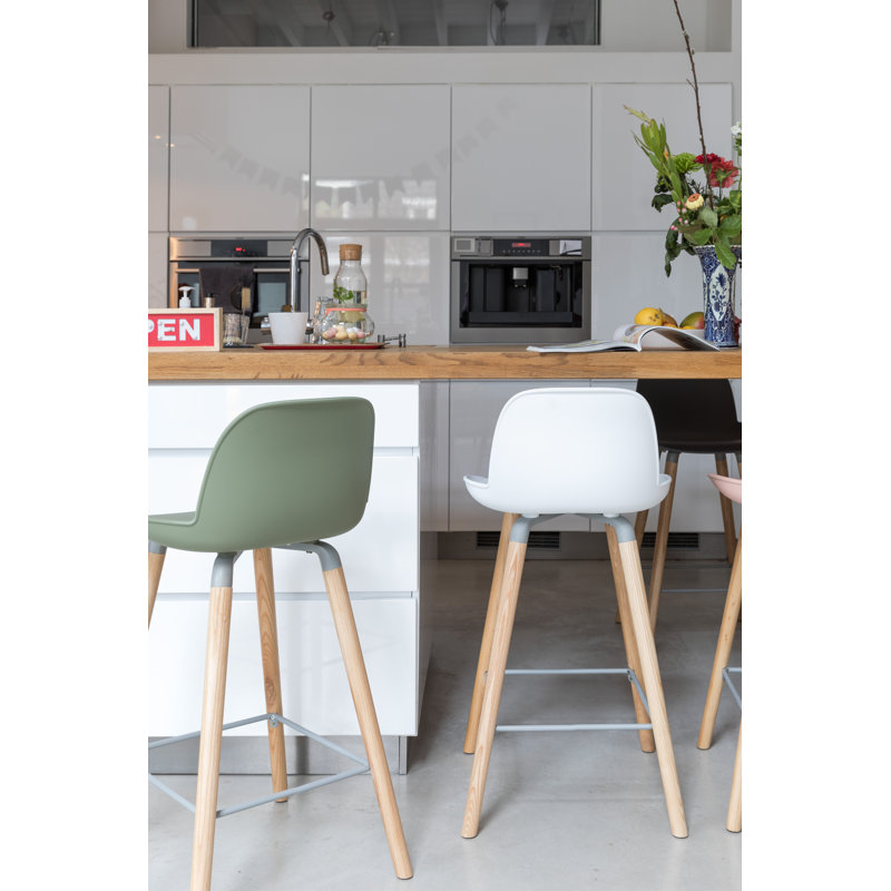 Albert Kuip Counter & Bar Stool, Green, Counter Stool (26" Seat Height)