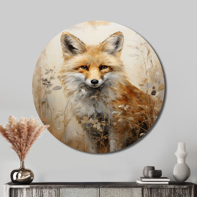 Grishaw - Animals Round Metal Wall Art