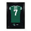 NFL-PA Buffalo Bills Keon Coleman 00 27 po x 39 po imprimé jersey blanc encadré-136267185