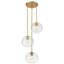 Luminaire suspendu en forme de globe à 3 lumières Calvert-1775062039