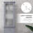 Versatile Narrow Bathroom Storage Cabinet With Multiple Compartments