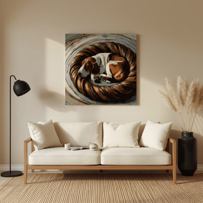 Dogs Basset Hound Black Metal Wall Art