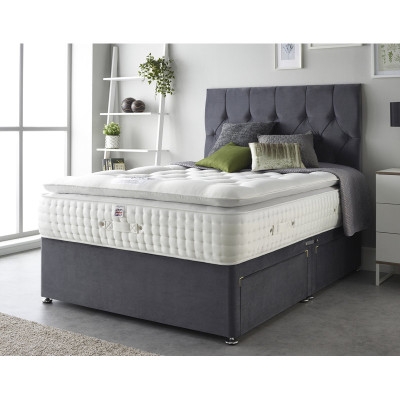 Aspire Pillow Top Pocket Sprung Mattress, Small Single (2'6)