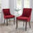 Bronze Nail Head Upholstered Side Dining Chair-1224793321