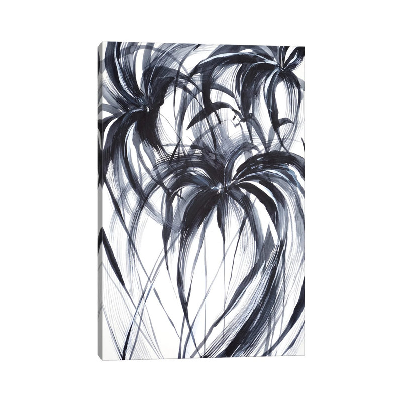Palms by Lesia Binkin - Wrapped Canvas Painting, 20.32 cm H x 30.48 cm W