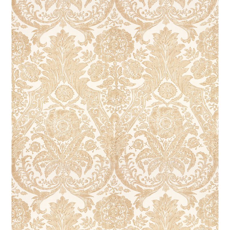 Oriana Damask Wallpaper Roll, Sand