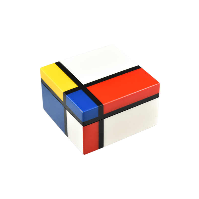 Boîte carrée Mondrian