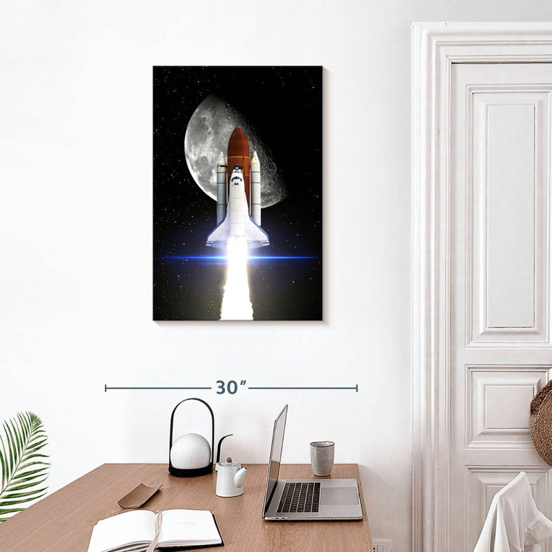 Oberle Space Shuttle Mission, 30" H x 20" W