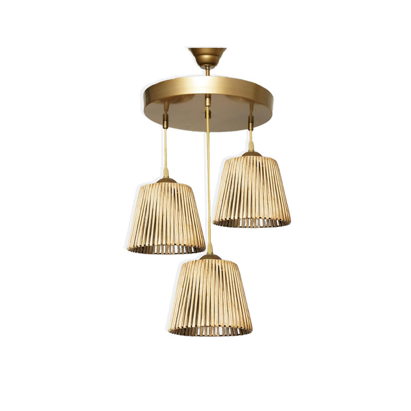 3 Lights Metal Body Cluster Pendant