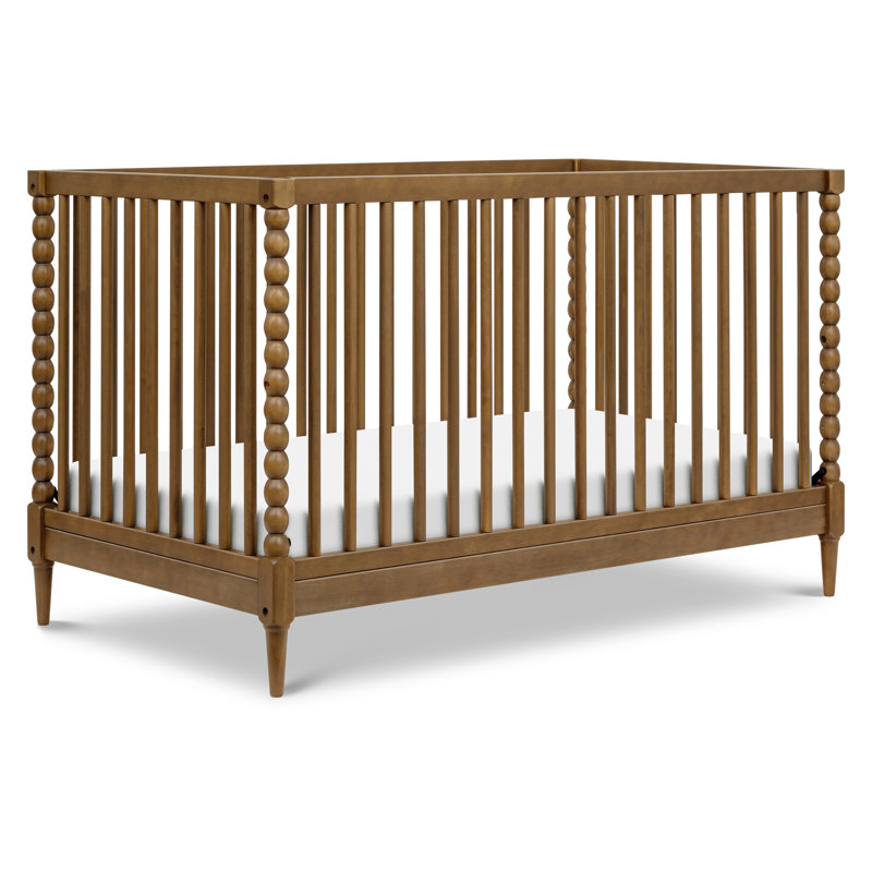 Lit de bébé convertible 3-en-1 Lainey Bobbins, Noyer