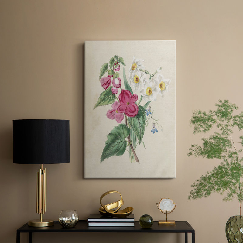 Antique Garden Bouquet IV - Gallery Cavas, H 12 po x l 8 po