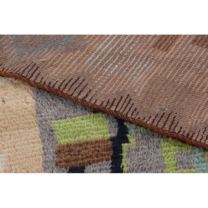 Vintage One-of-a-Kind 3'11" x 5'11" Hand Knotted Area Rug