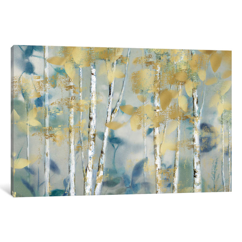 Gilded Forest I by Nan - Wrapped Canvas Print