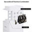 Utility Cart with Tool Holder and Lockable Wheels, Salon Trolley with Storage Drawer