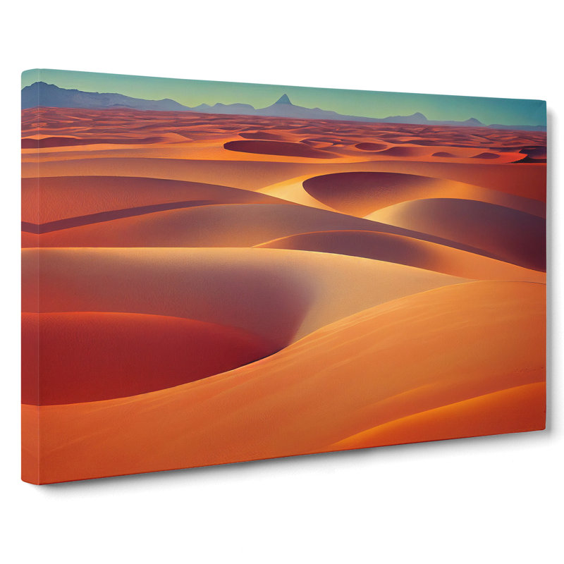 Vibrant Desert - Wrapped Canvas, 40cm H x 60cm W x 3cm D