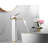 Waterfall Vessel Sink Faucet One Hole Bathroom Faucet with Drain Assembly-88740451