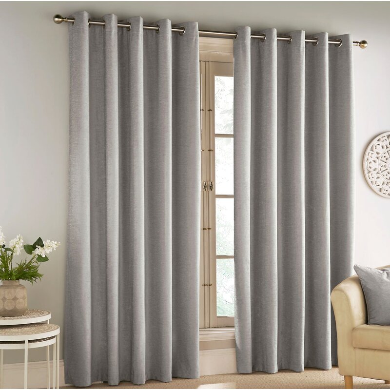 Fairmont Park Jamarion Blackout Eyelet Curtain Pair & Reviews | Wayfair ...