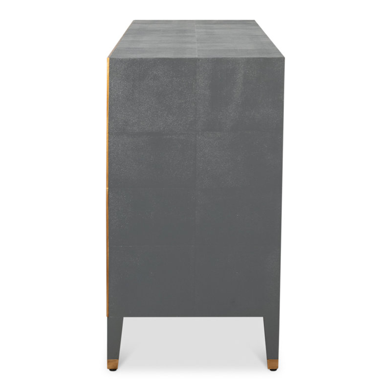 Shagreen 76'' W Sideboard, Gray