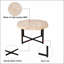 Table basse octogonale en bois avec patchwork-133420099