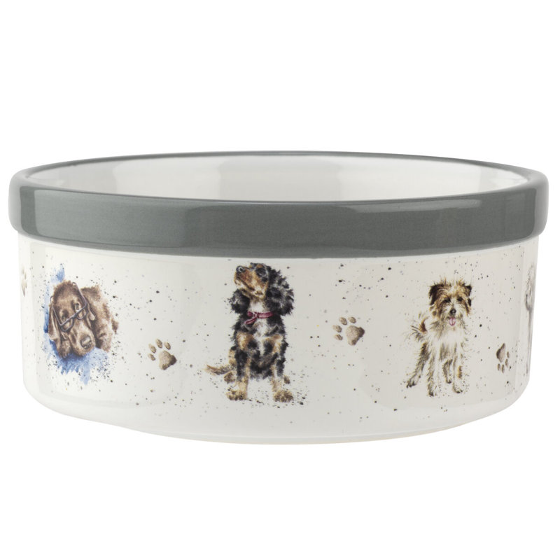 Bol pour animal de compagnie Royal Worcester rw-Wrendale Designs 6 "(chiens assortis)