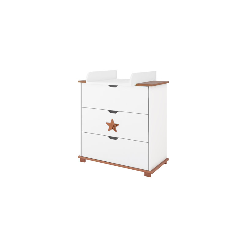 Epperson Kids 3 - Drawer Chest, White/Alder