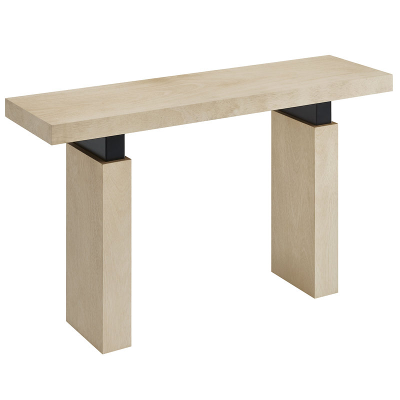 Console rectangulaire en bois Piston