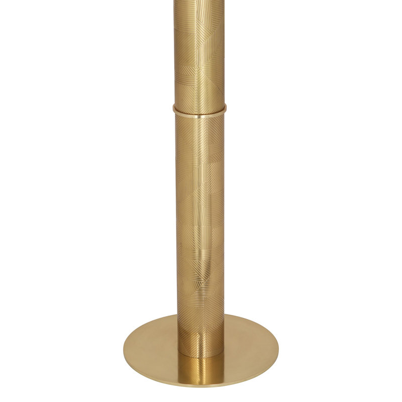 Floor Lamp, Antique Brass