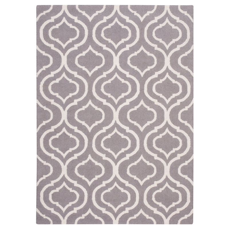 Aiyana Geometric Wool Hand Woven Area Rug, Rectangle 244 x 335cm