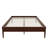 15 Inch High Full Size Solid Dry Bamboo Wood Platform Bed Frame-1540878421-1540878422