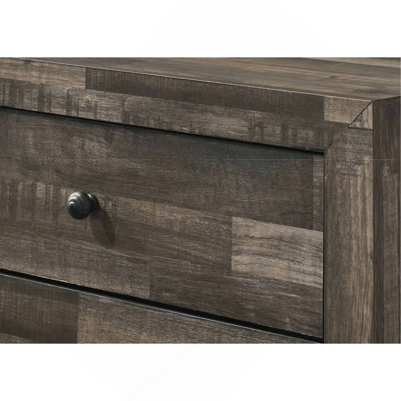 Mobilier de chambre en bois 1 pièce, Gris / brun rustique