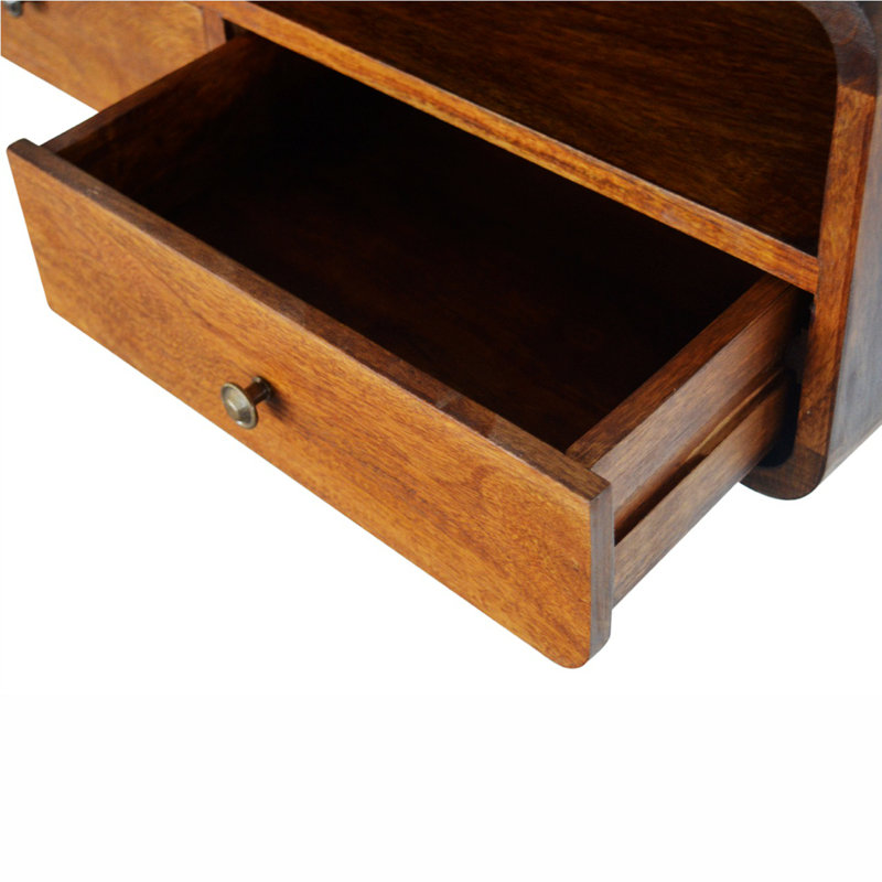 Pacjo 35.42'' Solid Wood Console Table