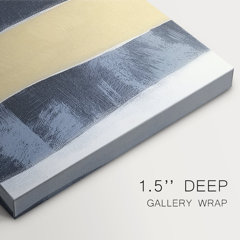 Abstract Series 9 #XI-Wide Gallery Wrapped Canvas, 12" H x 30" W