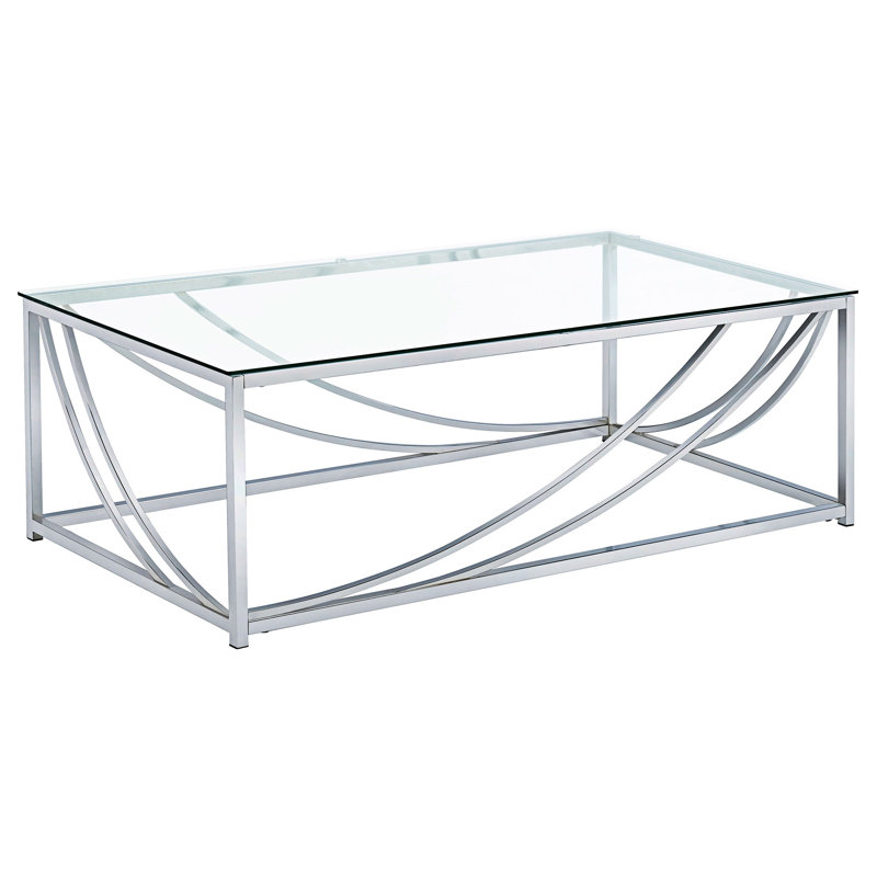 Table basse avec pieds en métal