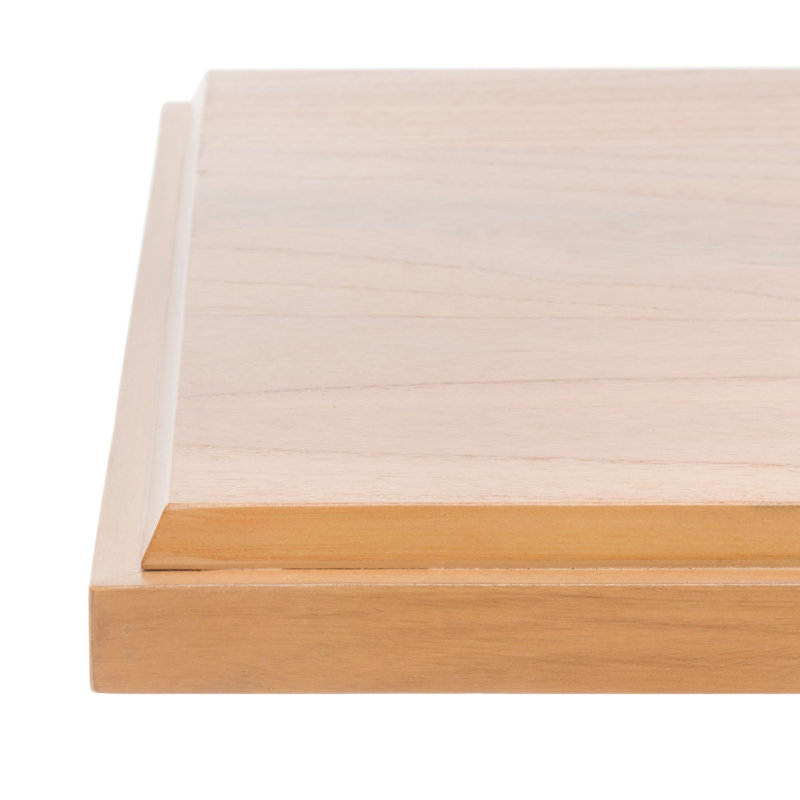 Paddy Solid Wood End Table, Walnut/Natural