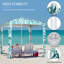 Parasol Outsunny Quick Beach Cabana