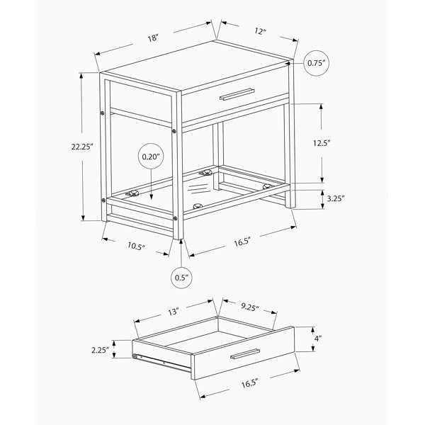Dimensions du produit
