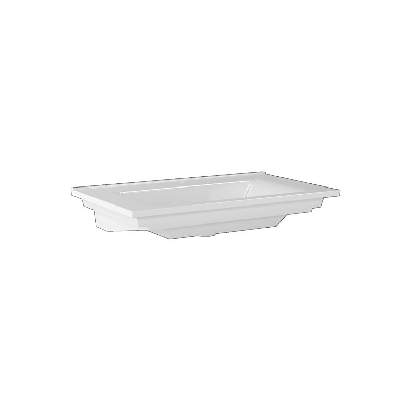 Ivy Bronx Maria 750mm L x 470mm W White Ceramic Rectangular Sink