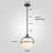 Gladi 1-Light Modern Dimmable Single Globe Pendant Light with Opal Glass Shade-1409010205-1349329830
