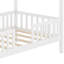 Lit simple en bois avec clôture-47677558