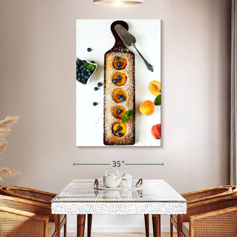Yarlin Baked Peach Dessert, 51" H x 34" W