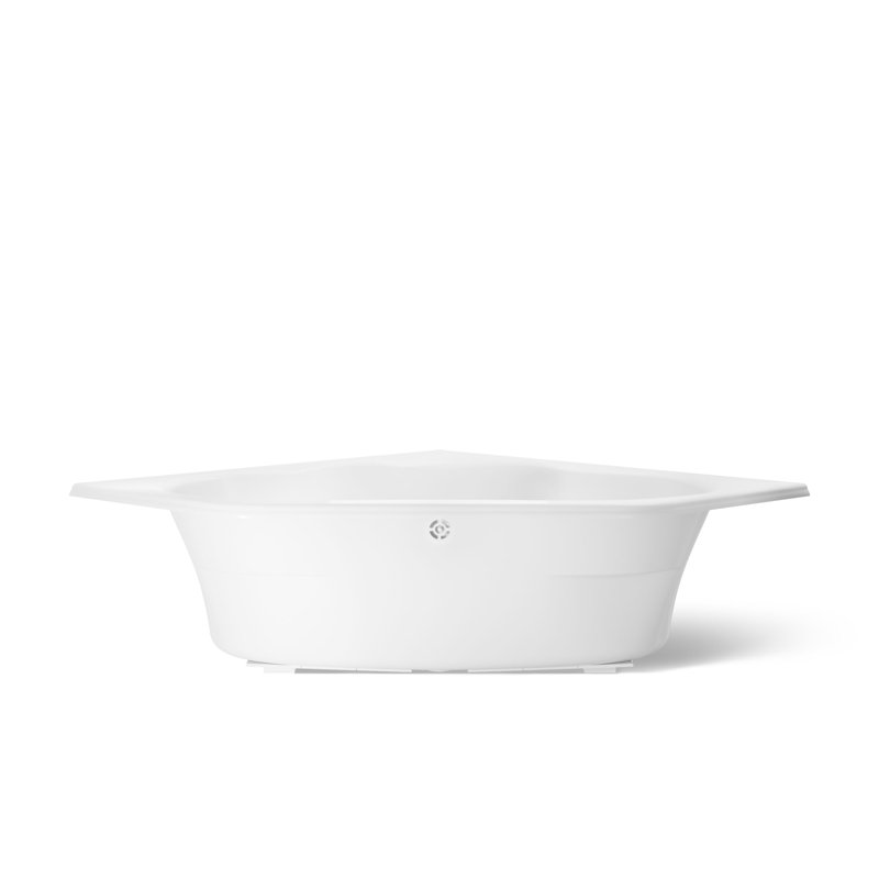 Tercet® 60" x 60" Soaking Bathtub, White