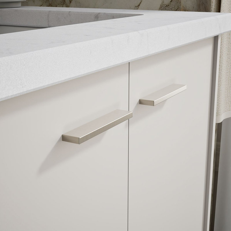 Jute® 24" Vanity Base Only with 2 Doors, Linen White