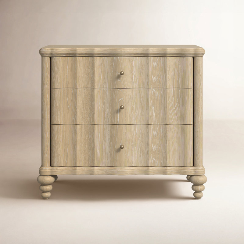 Table de chevet Haven - Chêne Sundrenched, Beige