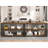 Industrial Console Table, 3 Tier Entryway Table, Sofa Fo...
