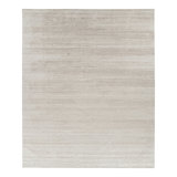 Rug & Kilim’S Oversized Textural Rug In Solid Beige And White Tones And Striae