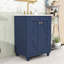Meuble-lavabo en bois 24 po avec tablette et portes à fermeture en douceur 24 po-982007921
