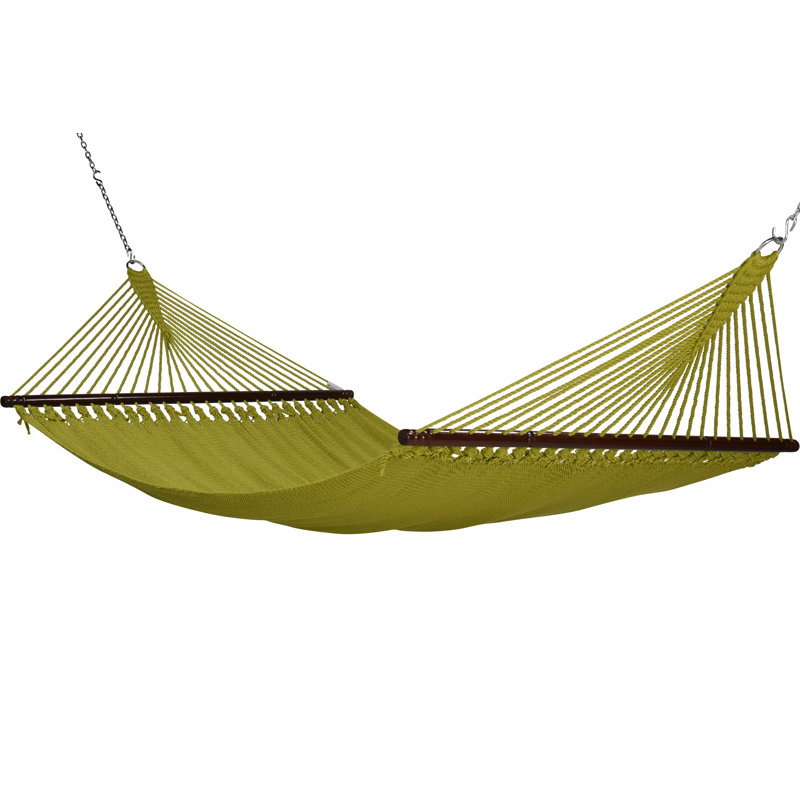 Hamac double à barre d'écartement Blanco, Olive