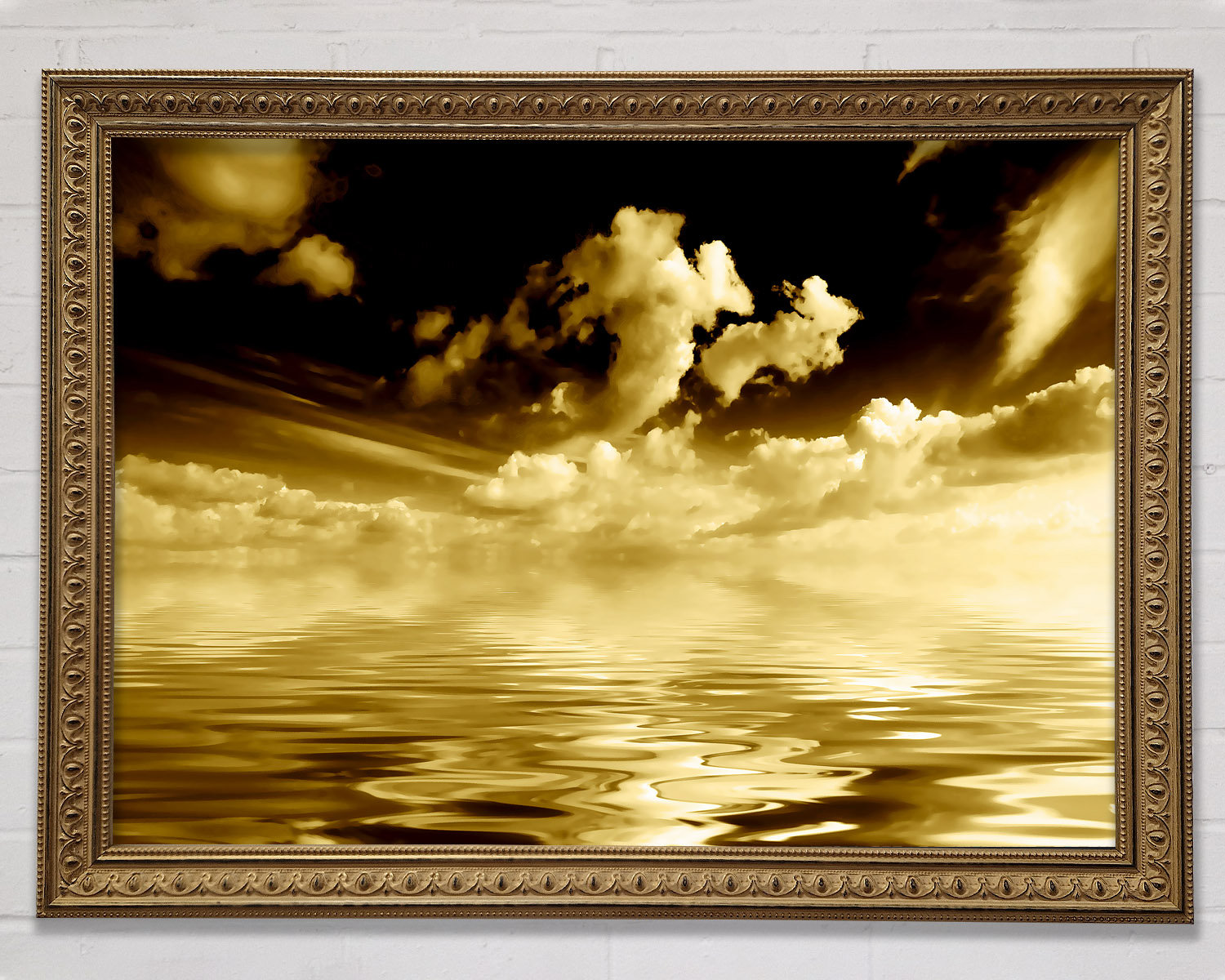 Bright Star Dramatic Ocean Clouds - Single Picture Frame Art Prints ...