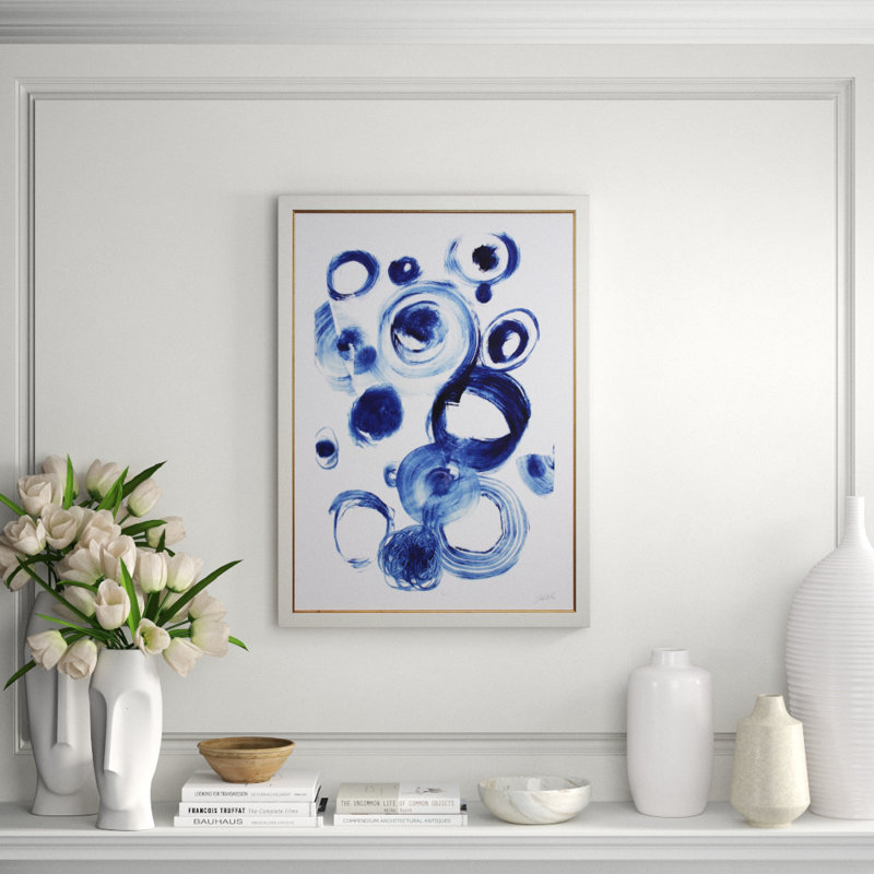Blue Circle Study IV Print by Fuchs