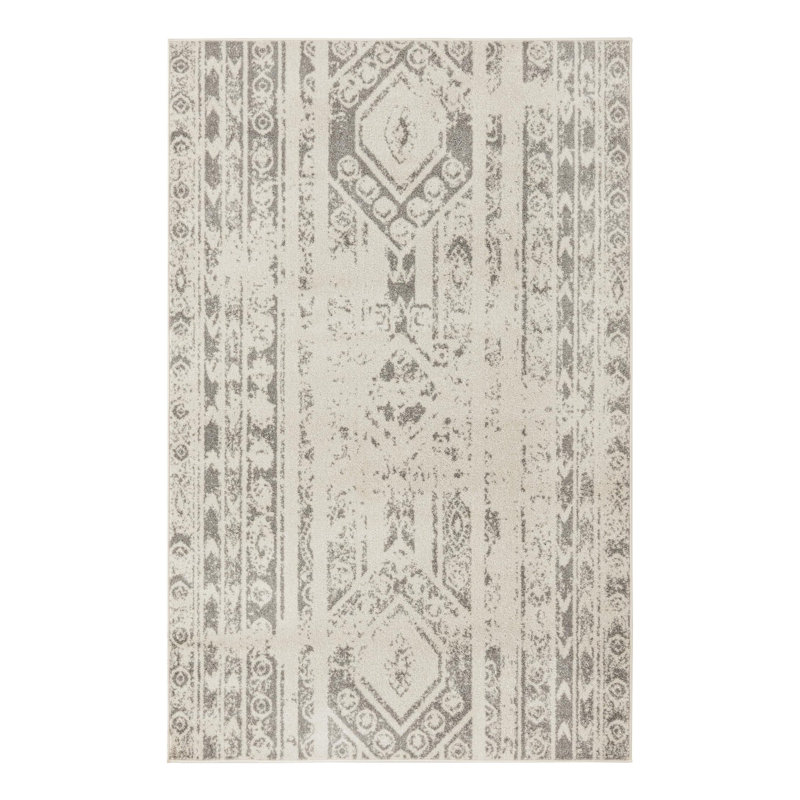 Geometric Indoor Rug, Rectangle 5'3" x 8'